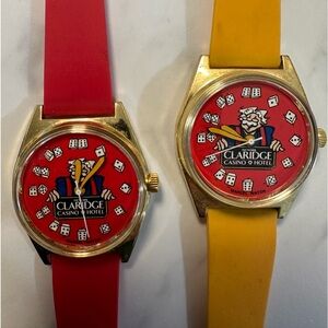 Claridge Hotel and Casino vintage “Bunky” watches..